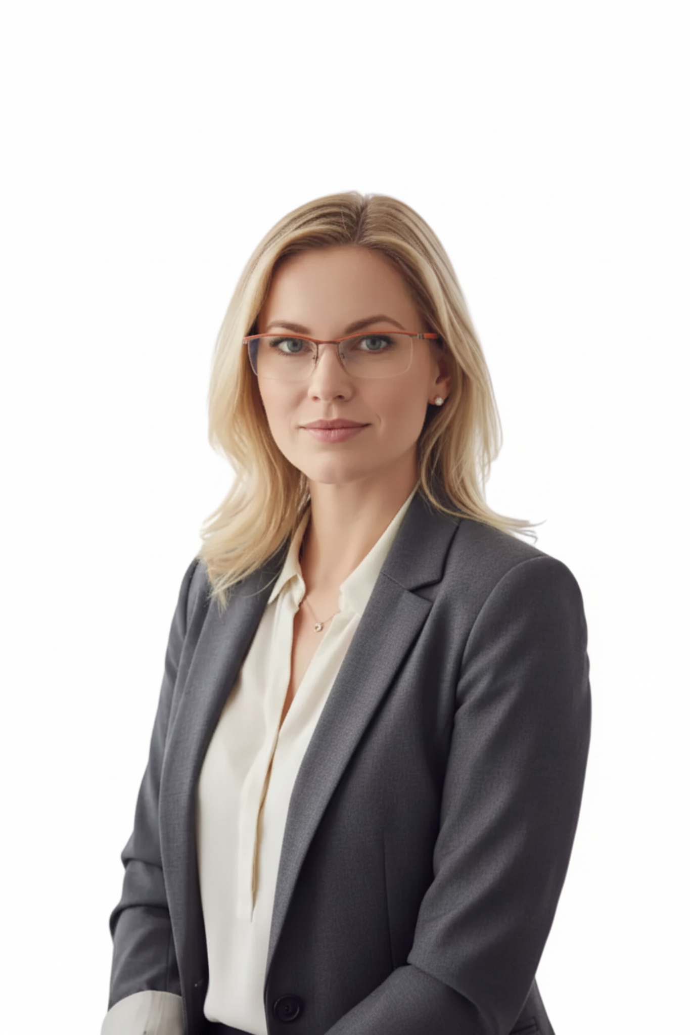 Luxurious glasses frames in an elegant rose gold color.