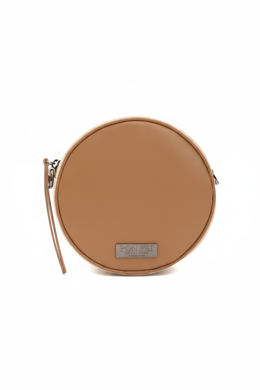 Brązowa torebka Pompei Donatella - widok z tyłu